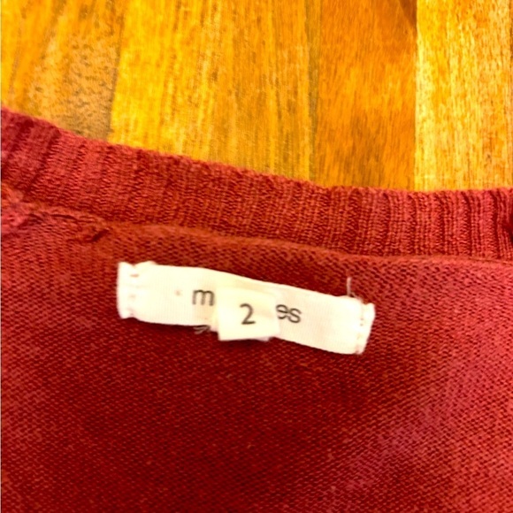 Maurice's Coral Cardigan Size 2 - Picture 2 of 2